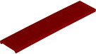 Kunststof tunnelblokje 22x3mm Rood (100 Stuks)