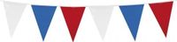 Merkloos / Sans marque Haza Vlaggenlijnen Holland - 3x - Rood-Wit-Blauw - 10 meter