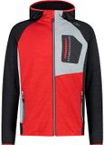 CMP Fix Hood 32g4357 Fleece Met Kap Rood L Man