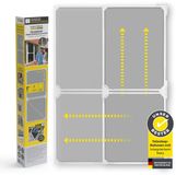 EASYmaxx Insect Protect Vliegengaas, balkondeur met geïntegreerd net, insectenbescherming, balkondeur zonder op maat te snijden, zonder boren, max. ca. 122 x 285 cm