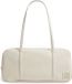 Ted Baker Amylee Double Zip Leather Bowler Bag Ivory crème Schoudertas Leer