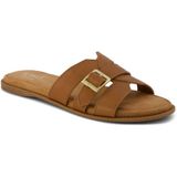 TOMS Sandales à enfiler Sol pour femme, cuir sucré, pointure 42