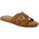 TOMS Sandales à enfiler Sol pour femme, cuir sucré, pointure 42