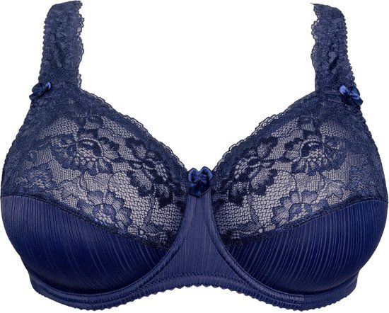 PLAISIR by Ulsoe Plaisir Beate beugel bh donkerblauw 95E - grote maten met draagcomfort