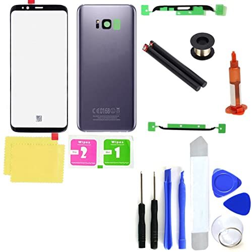 Samsung Galaxy S8/S8 Plus Front Touch Screen Back Cover Glas Behuizing Deur Vervanging Gereedschap met Camera Lens Onderdelen + Gereedschap