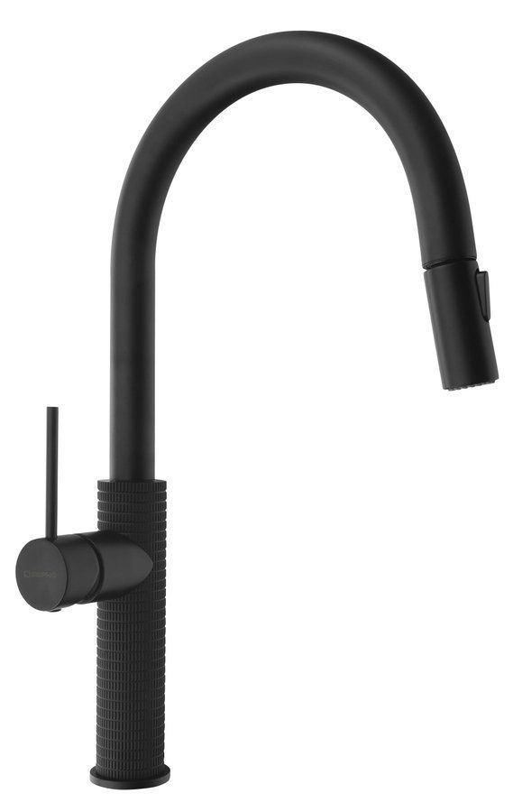 Sapho Flawo Keukenmengkraan Uittrekbaar Mat Zwart - 8590913909443