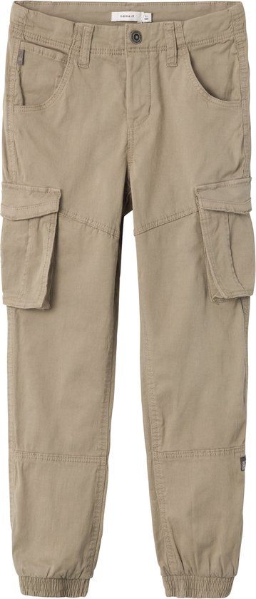 NAME IT NKMRYAN Cargo Broek Jongens - Maat 164 - Elephant Skin