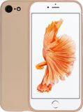 Smartphonica Telefoonhoesje Geschikt voor iPhone 6/6s siliconen hoesje - Backcover Siliconen Case - Beige