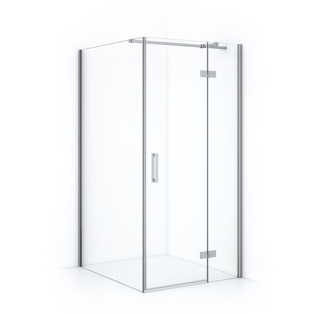 Maxaro Douchecabine Diamond 120x90cm 8mm Helder Veiligheidsglas Chroom met Draaideur