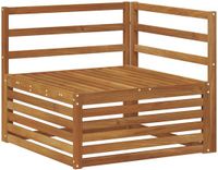 vidaXL Hoekbank Massief Acacia Hout Naturel 83 x 83 x 73 cm