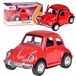 Jokomisiada Voiture jouet en métal avec portes, lumière et son - Rouge