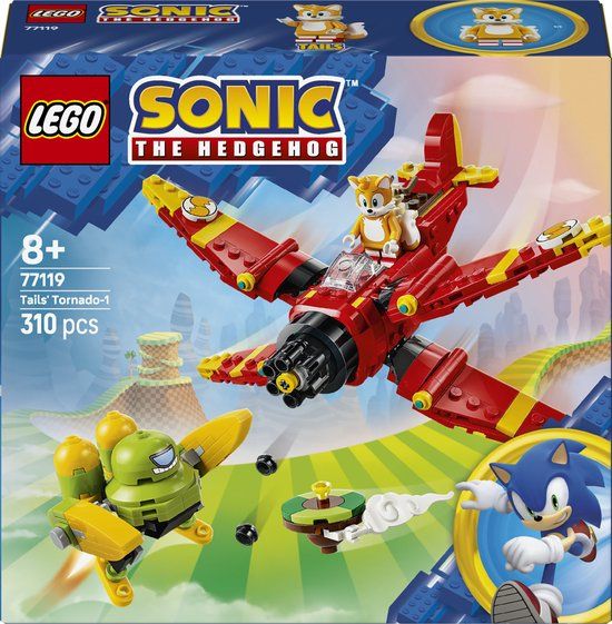 LEGO Sonic Tails en zijn Tornado-1 77119