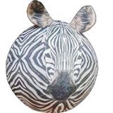 Pluchiez Pluche Bouncing Furry Wild Animals 23 cm Assorti Panda / Zebra / Tijger