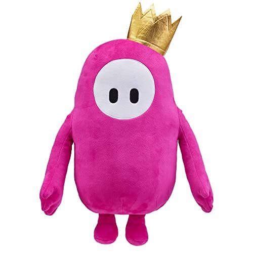 Fall Guys 62552: Ultimate Knockout Originele Roze Officiële Collectible Karakter 45cm Grote Jumbo Pluche Zacht Speelgoed