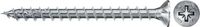 Fischer 300x Power-Fast II FPF II CZF 3,5 x 30 mm BC verzonken kop met kruiskop PZ2 volledig schroefdraad galvanisch verzinkt blauw gepassiveerd - 670113