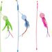 Duvoplus - Jouet pour chat - Canne à pêche avec boule à plumes Mix 46cm