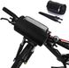 Ibenzoa® Sacoche de guidon de vélo avec fenêtre pour téléphone prolongée et bandoulière