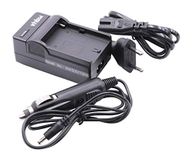 VHBW Acculader compatibel met Sony DCR-TRV16E, DCR-TRV17, DCR-TRV17E, DCR-TRV18 digitale camera, camcorder, actiecamera-accu - laadbak