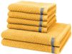 Ross Dames en Heren 4 X handdoek 2 X douchehanddoek - abrikoos