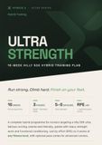 Ultra Strength 16-WEEK HILLY 50K HYBRID TRAINING PLAN