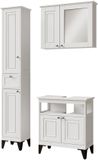 Vicco Ensemble de salle de bain Vanité Blanc 3 pièces