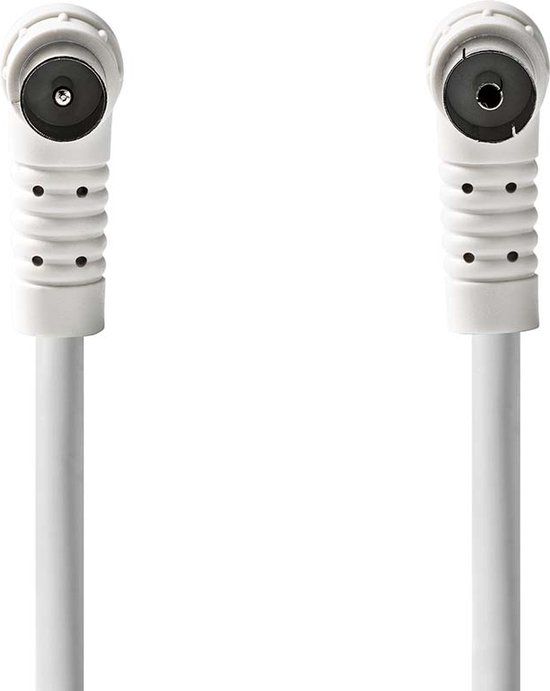 Nedis Coaxkabel - IEC Male - IEC Female - 1.5m - Wit