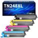 Brother Cartouche de toner TN248XL, 4-pack, adapté pour Brother MFC-L3740CDW, DCP-L3560CDW, HL-L3220CW