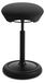 Tabouret ergonomique, technologie Sitness, réglable en hauteur, noir
