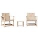 VidaXL Chaise de jardin Terrasse Bois de pin