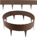 Aquagart Bordure de jardin aspect rotin | Marron | 960 cm | Plastique