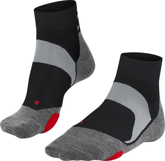 FALKE BC5 Anti-blaar Fietssokken - Unisex - Zwart - Maat 44-45
