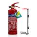 Smartwares Poederblusser - 2 kg - voor ABC-branden - Geschikt voor voertuigen & huizen - Inclusief muurbeugel - FEX-15127