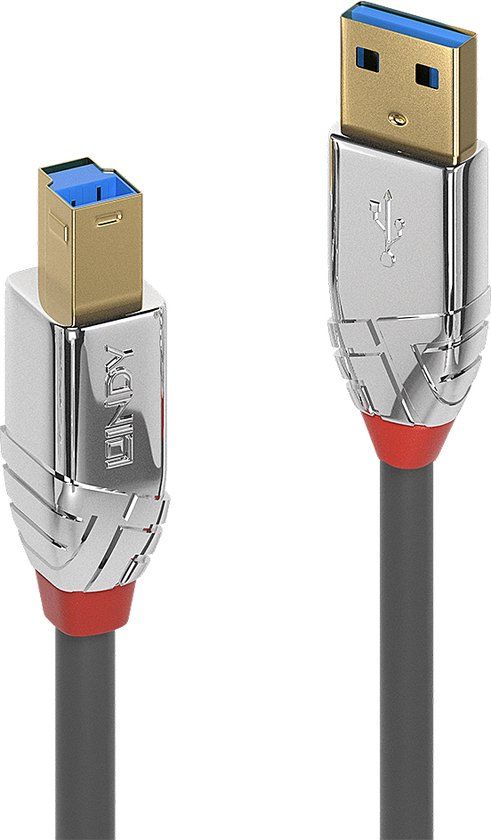LINDY 36664 USB-kabel 5 m Grijs