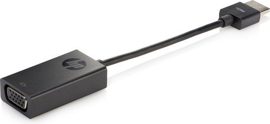 HP HDMI to VGA Adapter - Black - 0.05 m
