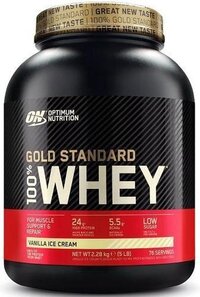Optimum Nutrition Gold Standard 100% Whey Protein - Vanilla Ice Cream - 2270g