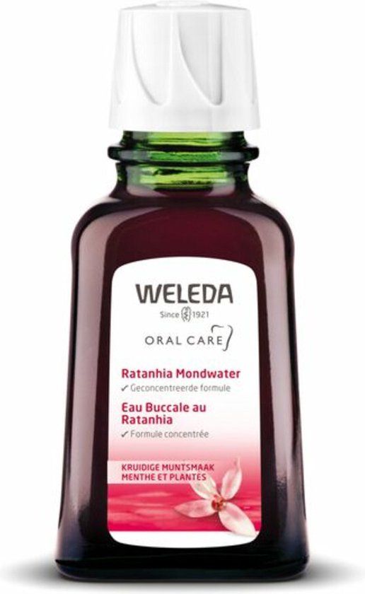 WELEDA - Mondwater Geconcentreerd - Ratanhia - 50ml - 100% natuurlijk