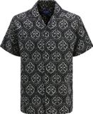 Jack & Jones Jorhydra Noto Shirt SS Jorhydra Noto T-shirt voor heren (1 stuk), zwart.