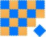 LittleTom 18-delige Baby Puzzel Speelmat