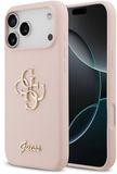 Guess Backcover hoesje voor Apple iPhone 17 Pro Max - HC Silicone With Big 4G Script - Roze