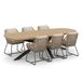LUX outdoor living Salo/Portofino Sahara Dust dining tuinset
