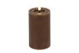Countryfield Bougie LED M 7,5x7,5x12,5cm - brun