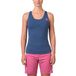 Rafiki Suesca Ctn Mouwloos T-shirt Blauw 36 Vrouw