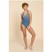 White Stuff Sunshine Maillot de bain réversible Bleu marine