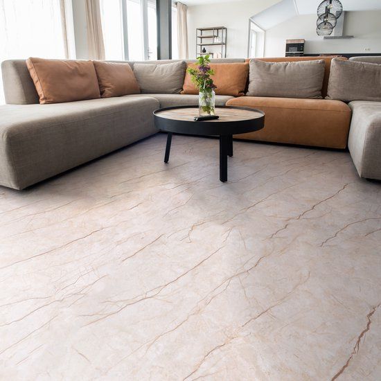Ambiance Sticker Zelfklevende rol, roze, antislip, waterdicht, per meter, voor woonkamer, slaapkamer en eetkamer, h 60 cm x b 50 m