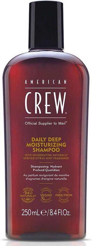 American Crew Daily Deep Moisturizing Shampoo 250ml - Unisex - Alle haartypes