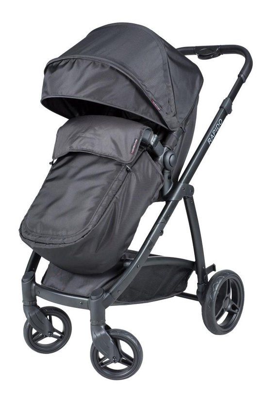 Born Lucky Rapido Combi Kinderwagen - Black Limited Edition