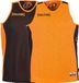 Spalding Essential Reversible Shirt Kinderen - Oranje / Zwart | Maat: 152