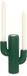 Balvi Candle holder Cactus green resin
