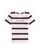 TOMMY HILFIGER Chemise rouge foncé / blanc