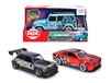 Dickie Toys - Pullback Racer (1 stuk) – auto met terugtrekmotor voor kinderen vanaf 3 jaar met rubberen banden en deuren te openen, willekeurige selectie uit 3 speelgoedauto's, elk 15 cm